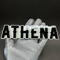 1PC ATHENA 3D Acrylic Badge - Car Truck Emblem Fender Tailgate Trunk Sticker