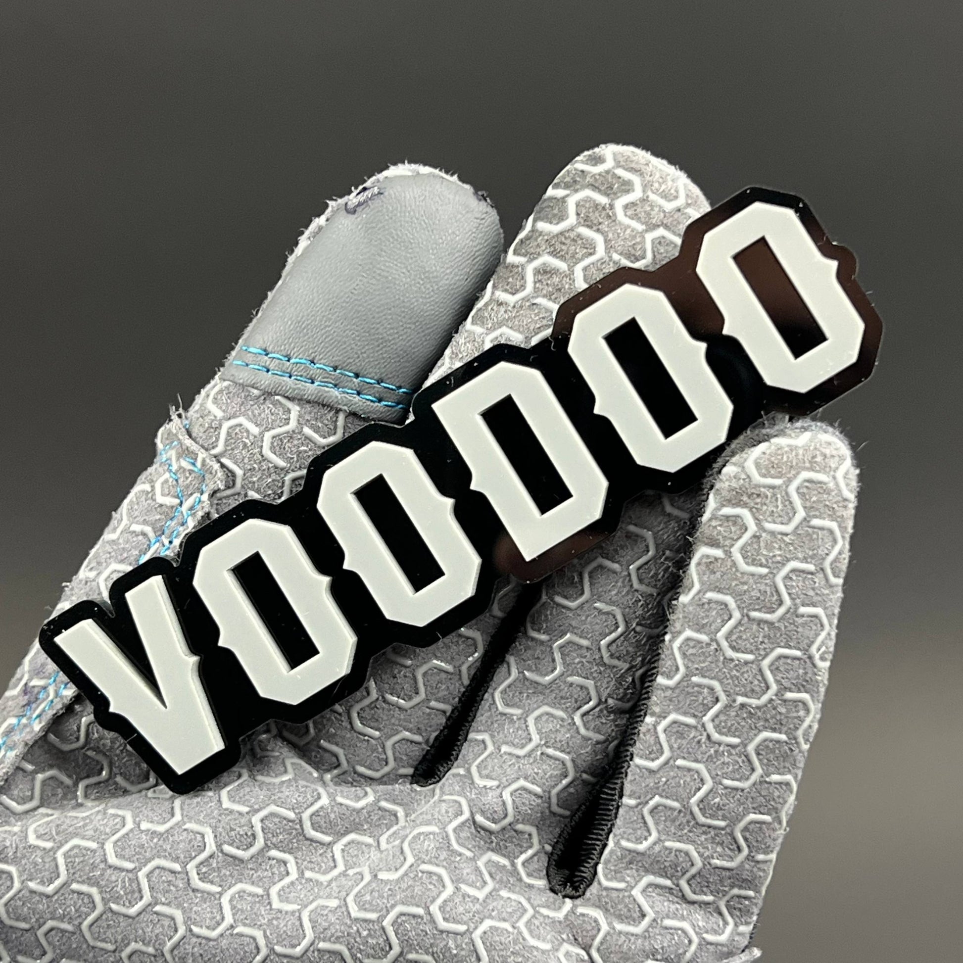 Voodoo White 3D Acrylic Badge - Car Truck Emblem Fender Tailgate Trunk Sticker