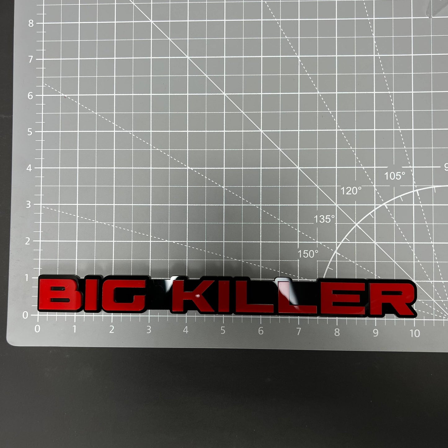 1PC BIG KILLER 3D Acrylic Badge - Car Truck Emblem Fender Tailgate Trunk Sticker