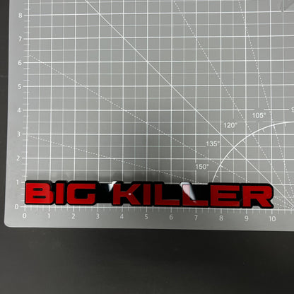 1PC BIG KILLER 3D Acrylic Badge - Car Truck Emblem Fender Tailgate Trunk Sticker