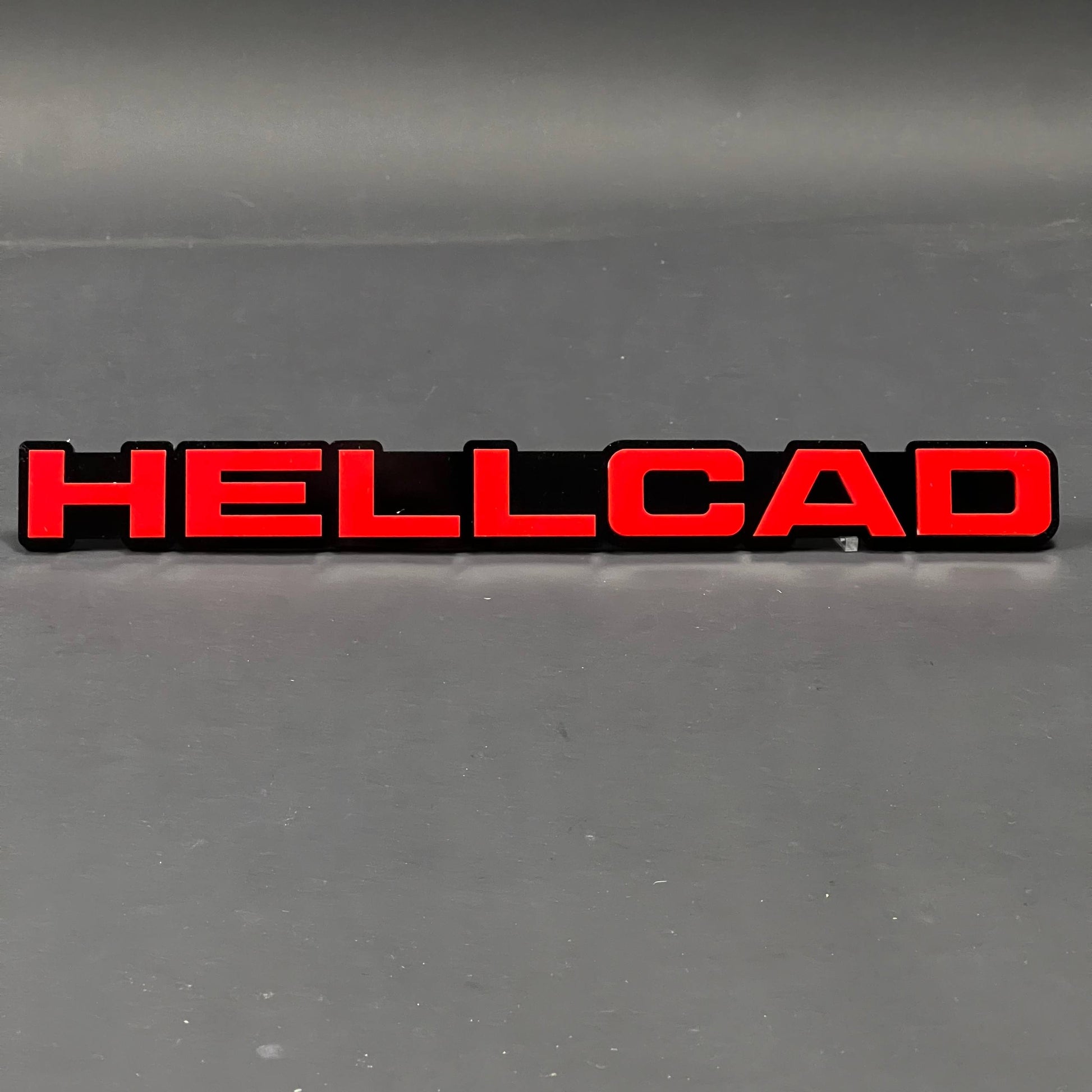 1PC HELLCAD 3D Acrylic Badge - Car Truck Emblem Fender Tailgate Trunk Sticker