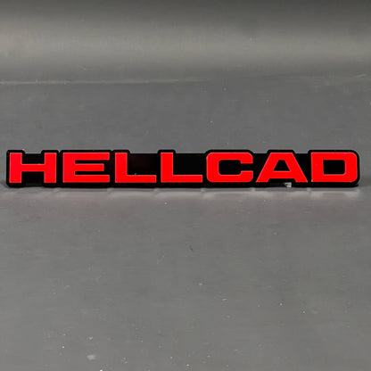 1PC HELLCAD 3D Acrylic Badge - Car Truck Emblem Fender Tailgate Trunk Sticker