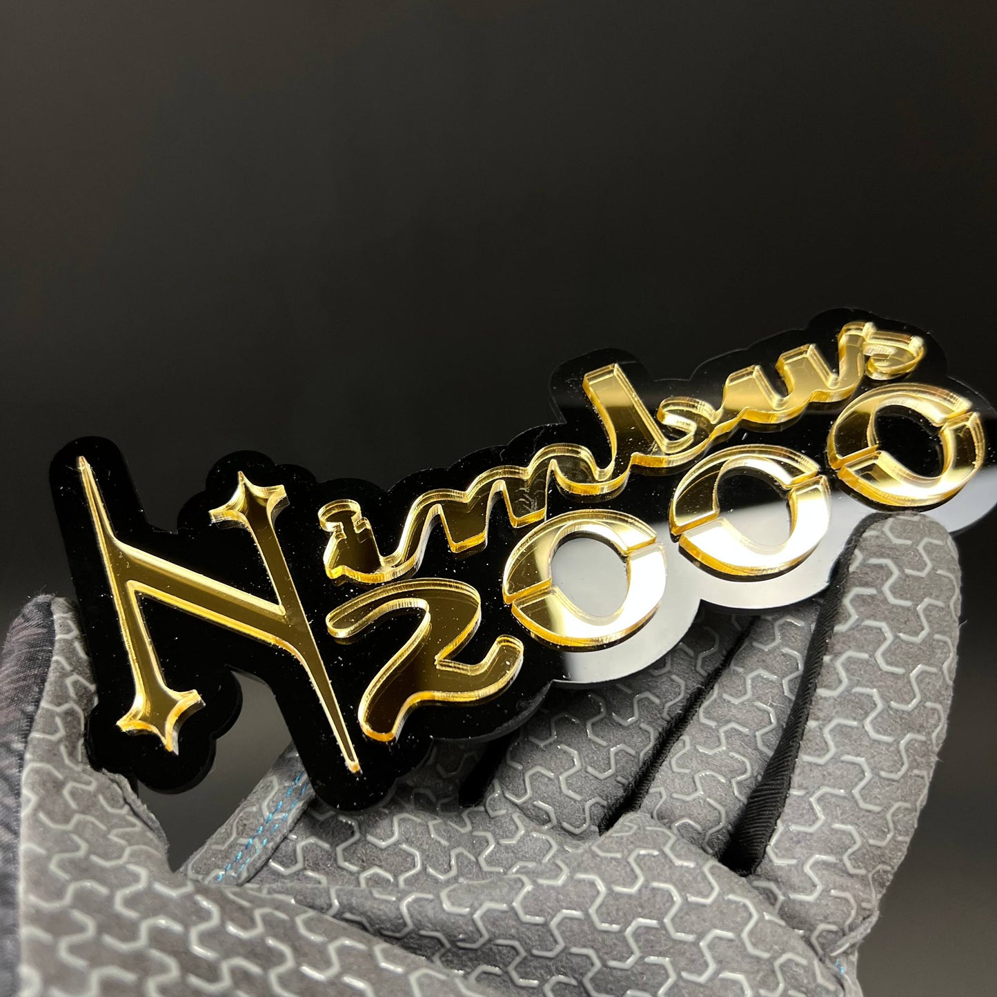 1PC Nimbus 2000 3D Acrylic Badge - Car Truck Emblem Fender Sticker
