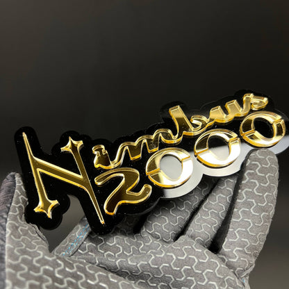 1PC Nimbus 2000 3D Acrylic Badge - Car Truck Emblem Fender Sticker