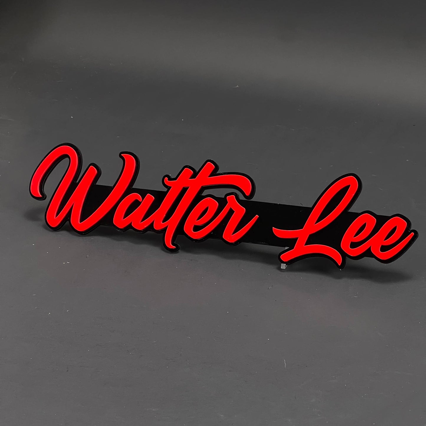 1PC Watter Lee 3D Acrylic Badge - Car Truck Emblem Fender Tailgate Trunk Sticker