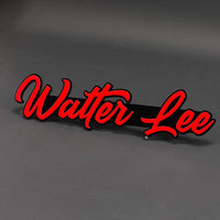 1PC Watter Lee 3D Acrylic Badge - Car Truck Emblem Fender Tailgate Trunk Sticker