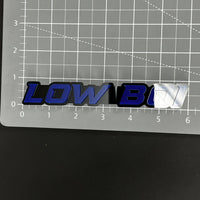 1PC LOW BOY 3D Acrylic Badge - Car Truck Emblem Fender Tailgate Trunk Sticker