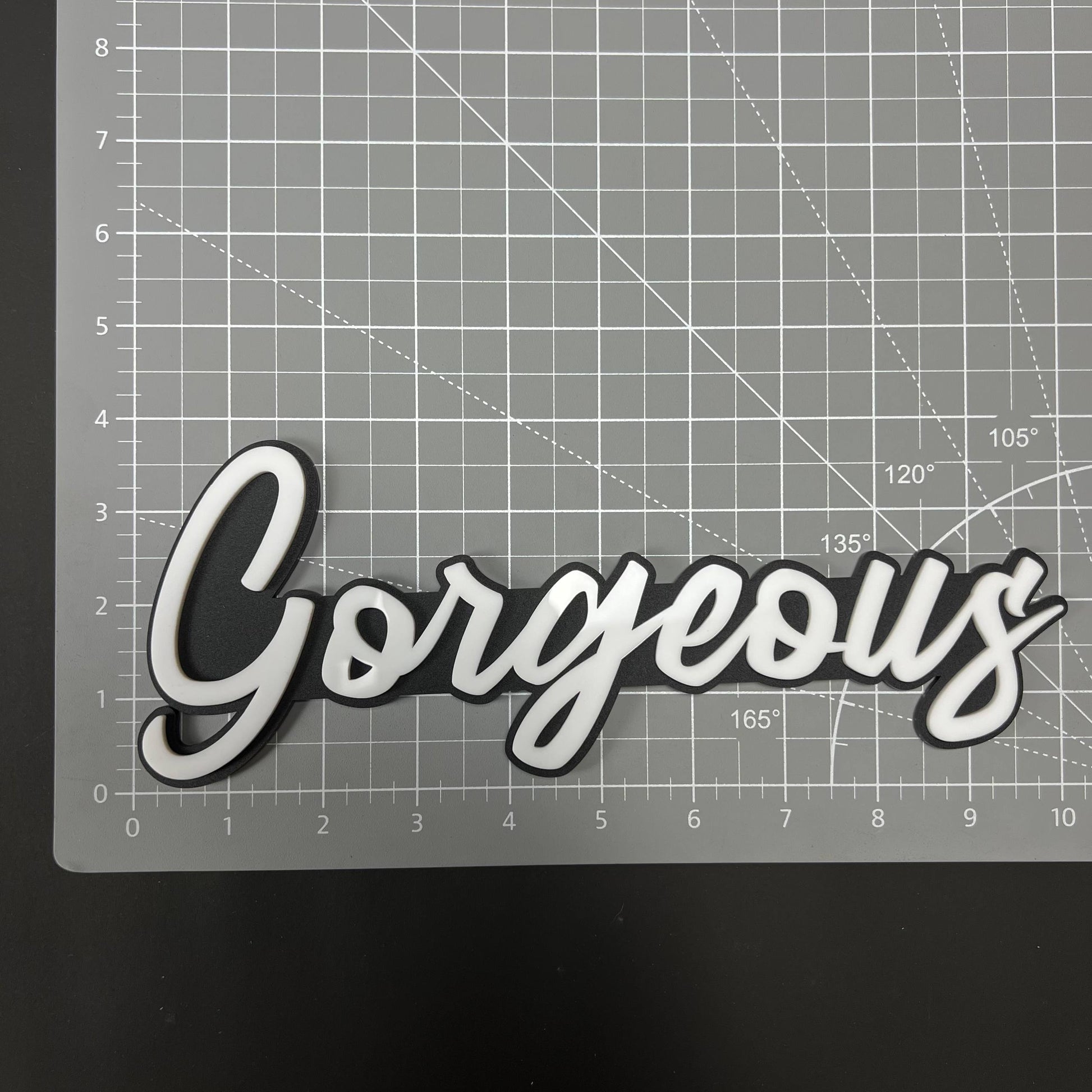 1PC Gorgeous 3D Acrylic Badge - Car Truck Emblem Fender Tailgate Trunk Sticker