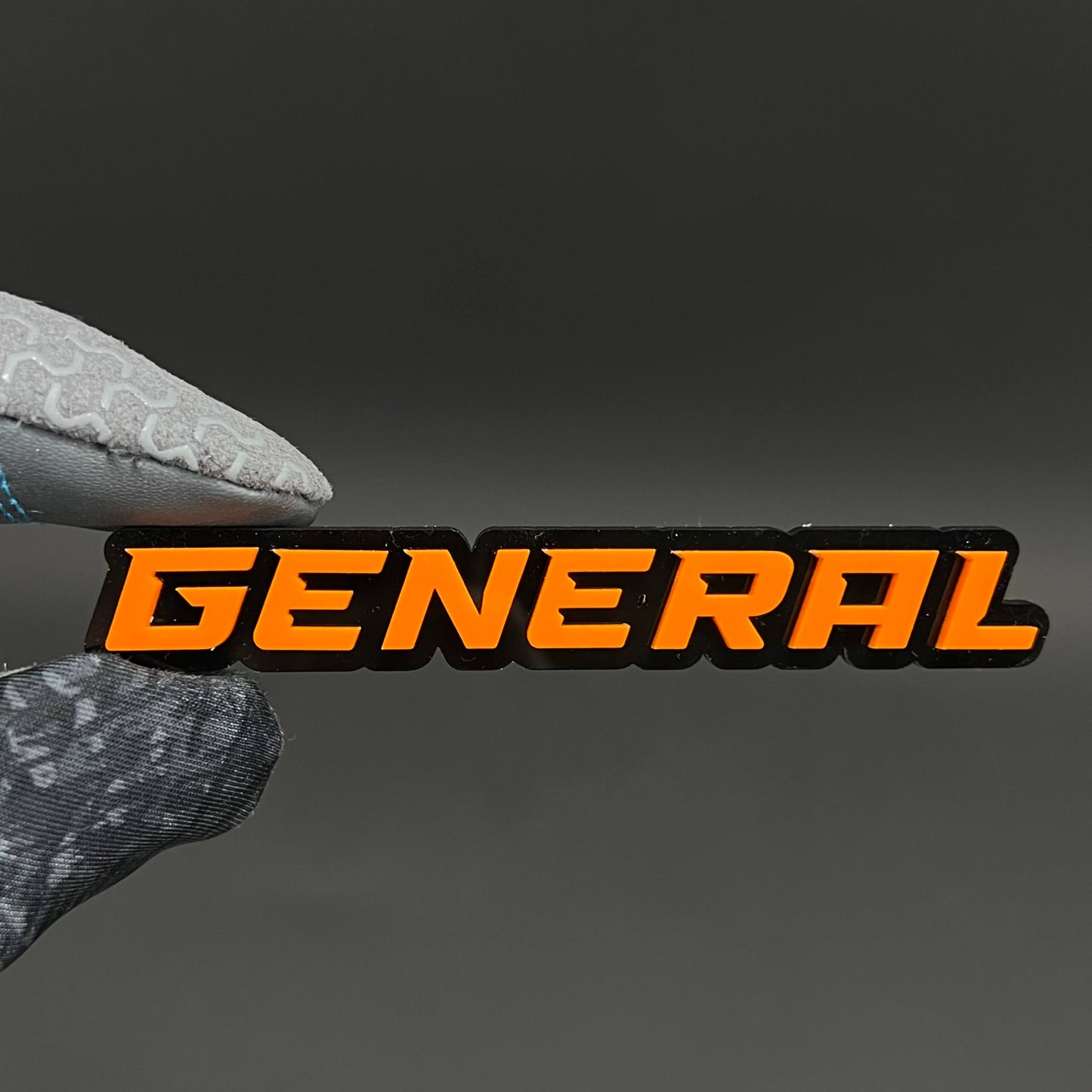 1PC GENERAL 3D Acrylic Badge - Car Truck Emblem Fender Tailgate Trunk Sticker
