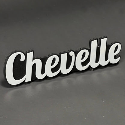 1PC Chevelle 3D Acrylic Badge - Car Truck Emblem Fender Tailgate Trunk Sticker