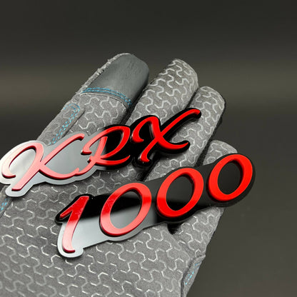 1PC KRX 1000 3D Acrylic Badge - Car Truck Emblem Fender Tailgate Trunk Sticker
