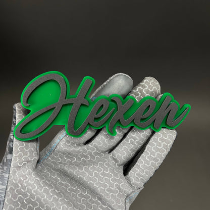 1PC Hexen 3D Acrylic Badge - Car Truck Emblem Fender Tailgate Trunk Sticker