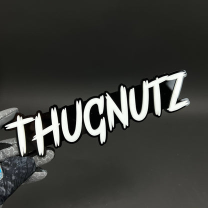1PC THUGNUTZ 3D Acrylic Badge - Car Truck Emblem Fender Tailgate Trunk Sticker