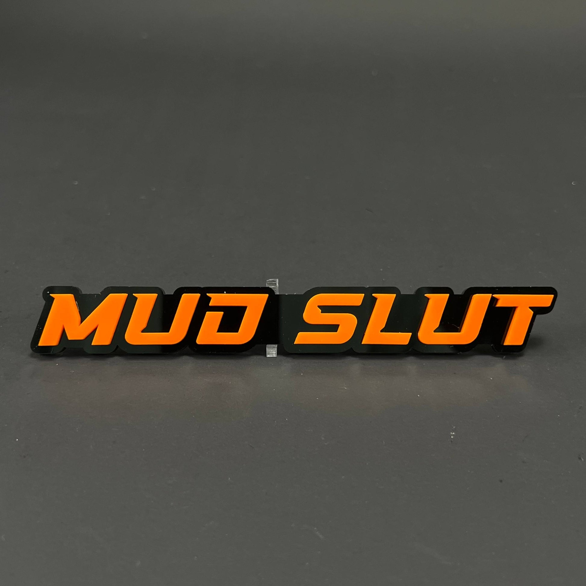 1PC MUD SLUT 3D Acrylic Badge - Car Truck Emblem Fender Tailgate Trunk Sticker