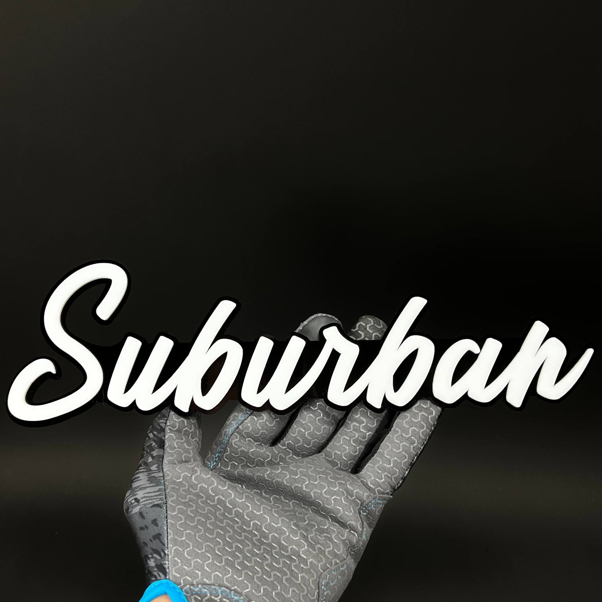 1PC Suburban 3D Acrylic Badge - Car Truck Emblem Fender Tailgate Trunk Sticker