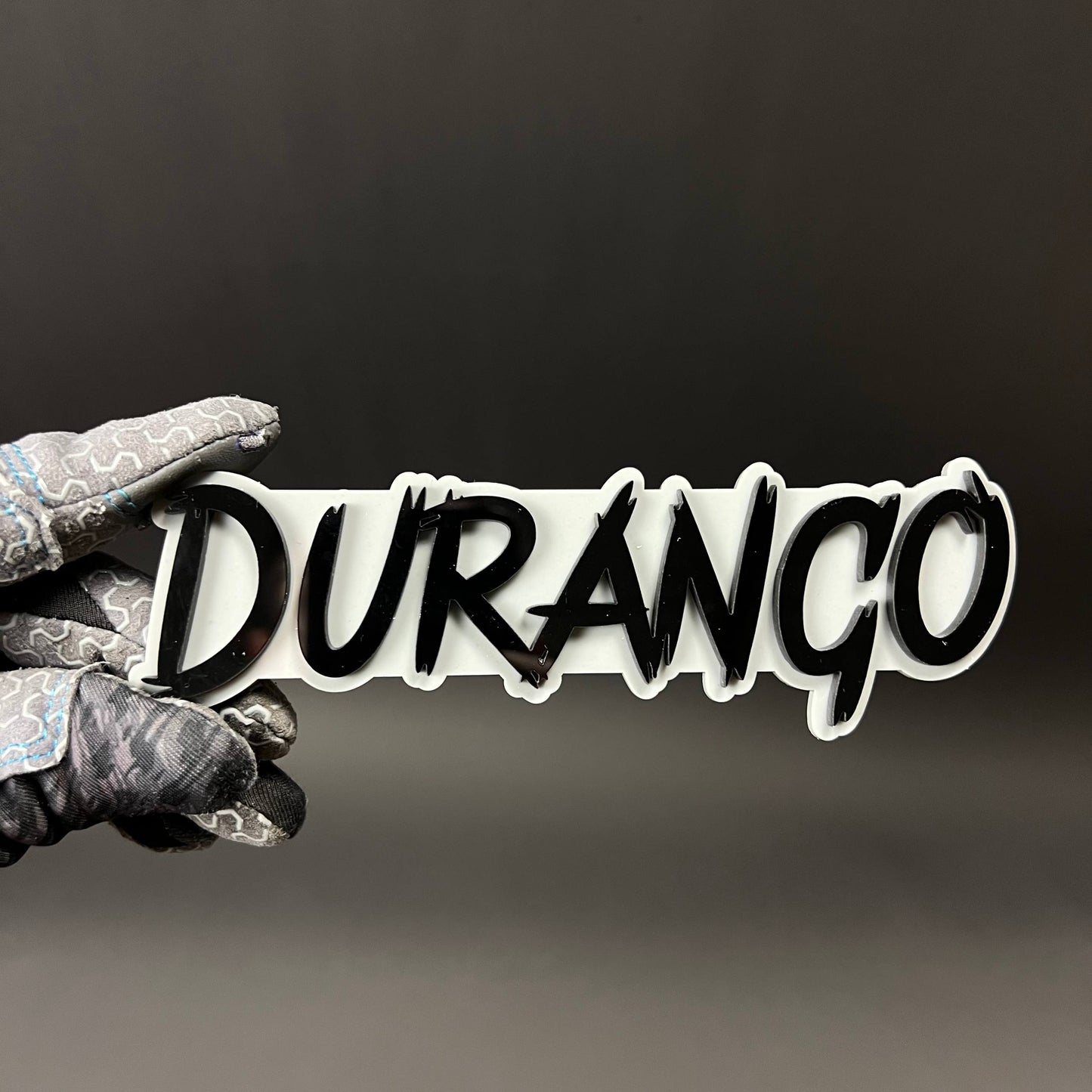 1PC DURANGO 3D Acrylic Badge - Car Truck Emblem Fender Tailgate Trunk Sticker