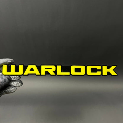 1PC WARLOCK 3D Acrylic Badge - Car Truck Emblem Fender Tailgate Trunk Sticker