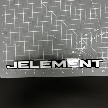 1PC JELEMENT 3D Acrylic Badge - Car Truck Emblem Fender Tailgate Trunk Sticker