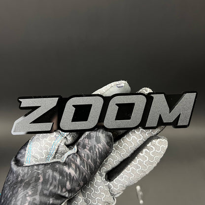 1PC ZOOM 3D Acrylic Badge - Car Truck Emblem Fender Tailgate Trunk Sticker