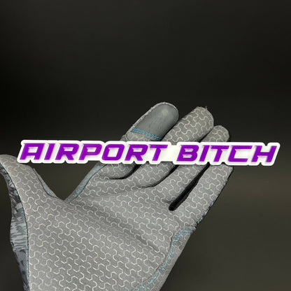 1PC AIRPORT BITCH 3D Acrylic Badge - Car Truck Emblem Fender Sticker