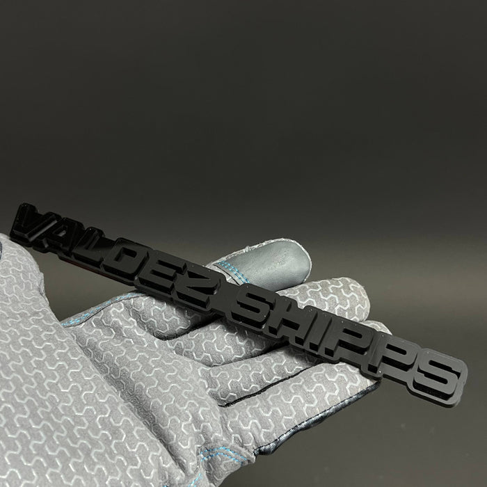 1PC VALDEZ SHIPPS 3D Acrylic Badge - Car Truck Emblem Fender Sticker