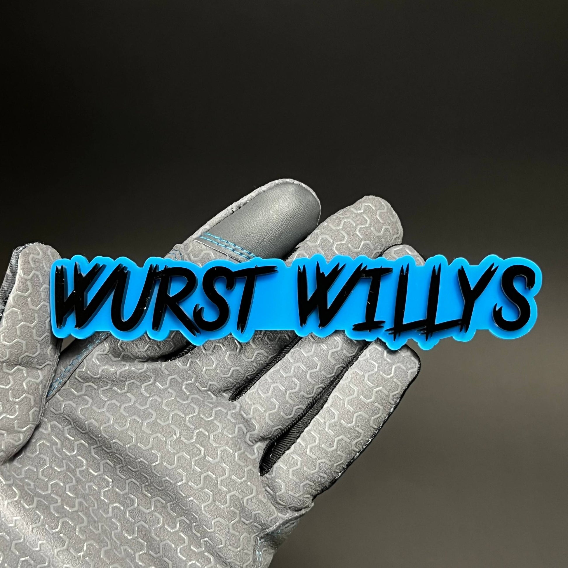 1PC WURST WILLYS 3D Acrylic Badge - Car Truck Emblem Fender Sticker