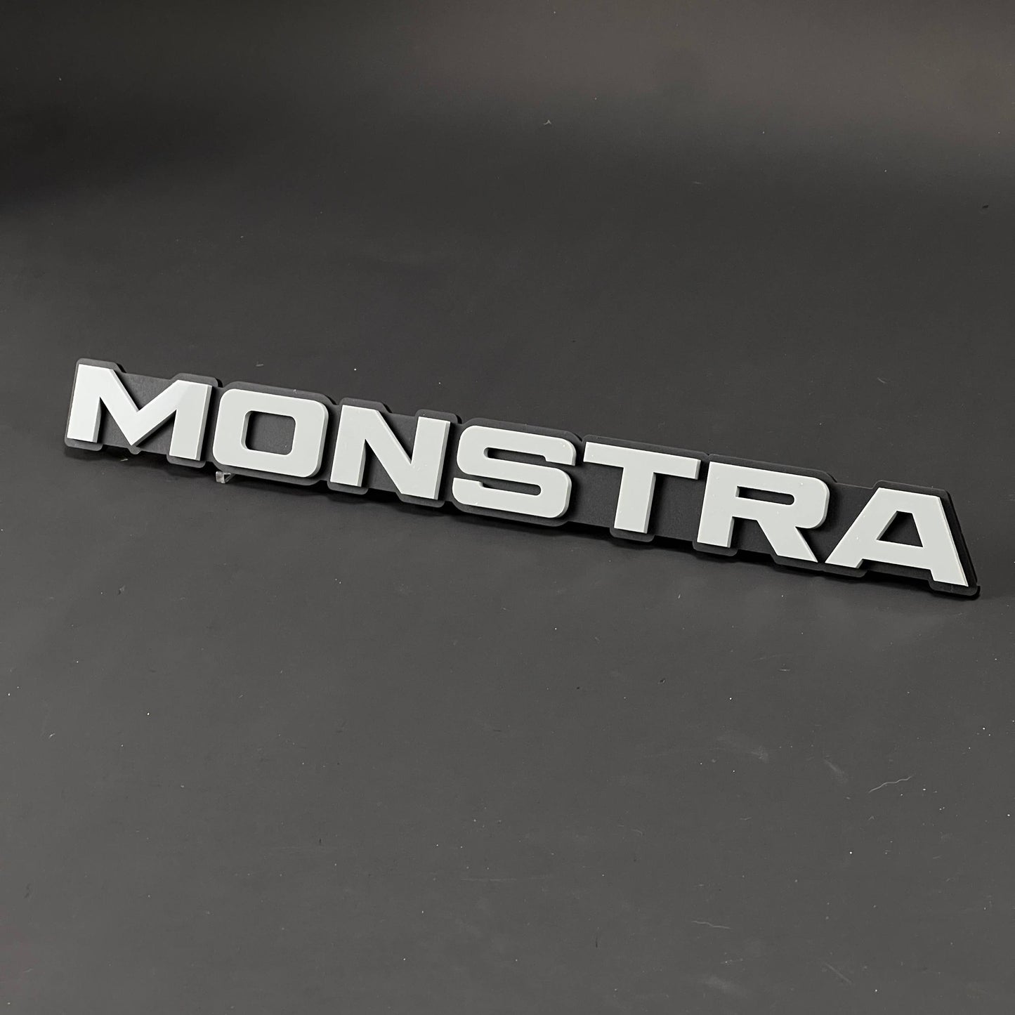 1PC MONSTRA 3D Acrylic Badge - Car Truck Emblem Fender Tailgate Trunk Sticker