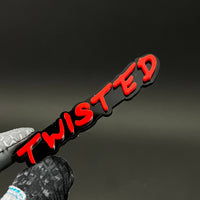 1PC TWISTED 3D Acrylic Badge - Car Truck Emblem Fender Tailgate Trunk Sticker
