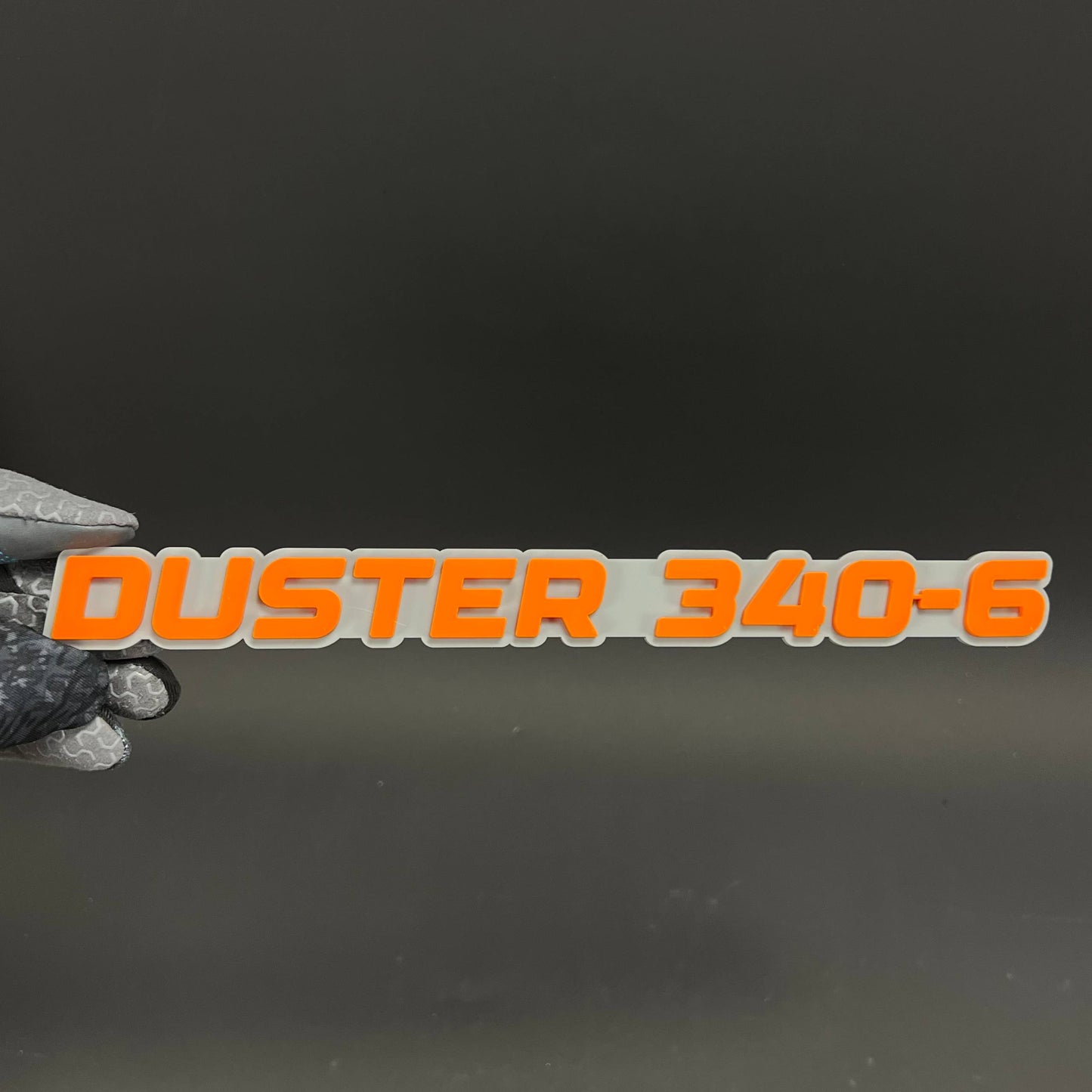 1PC DUSTER 340-6 3D Acrylic Badge - Car Truck Emblem Fender Sticker
