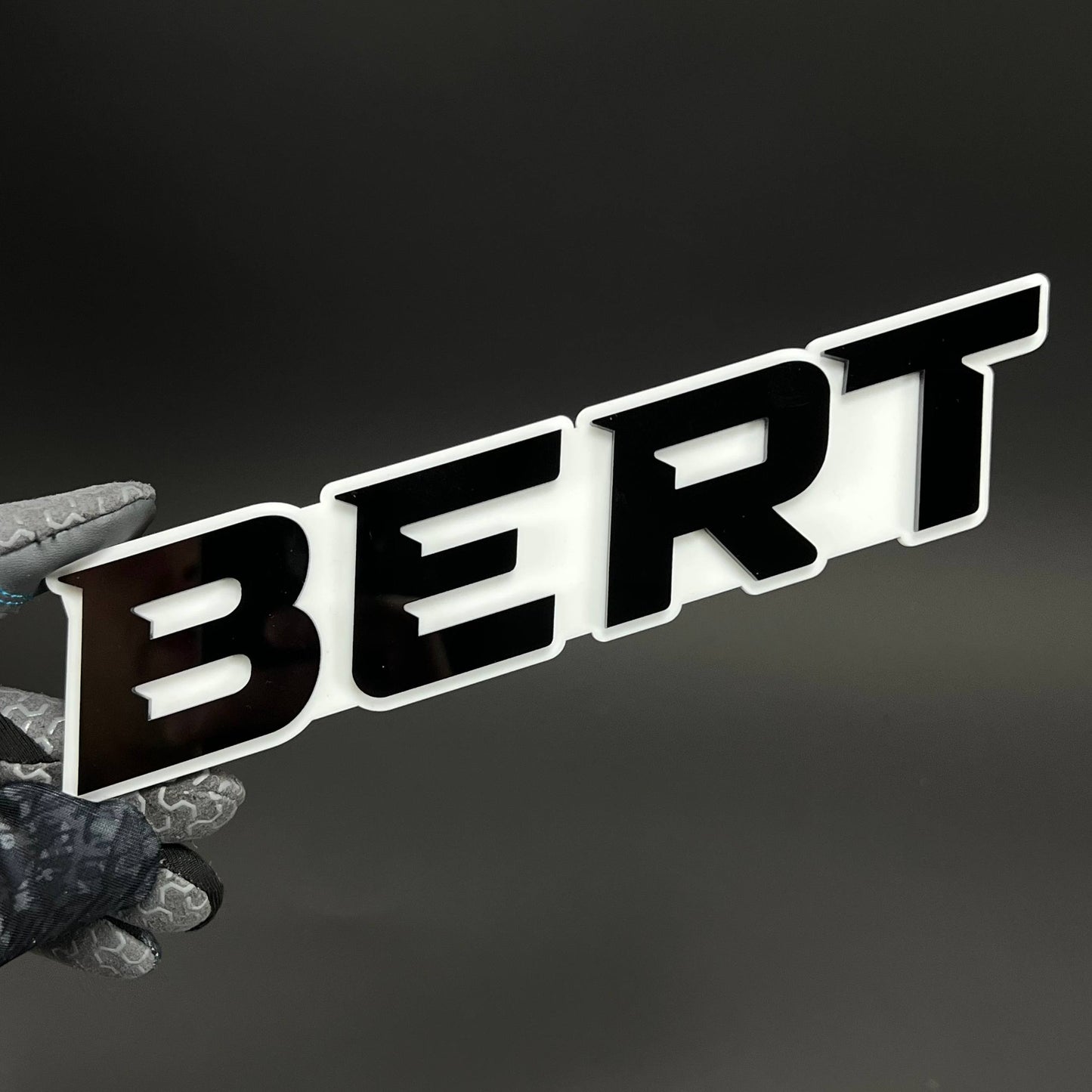 1PC BERT 3D Acrylic Badge - Car Truck Emblem Fender Tailgate Trunk Sticker