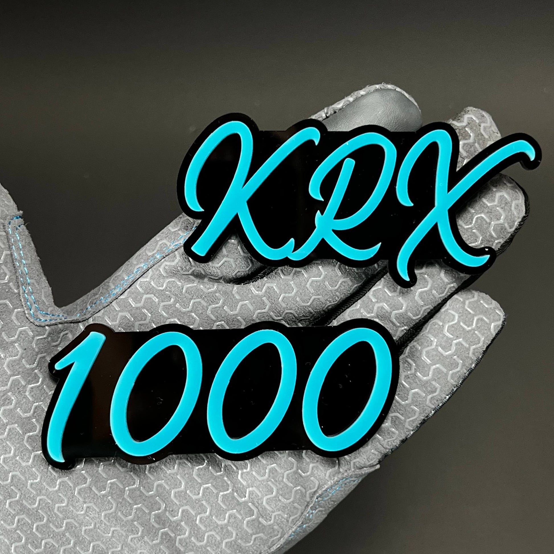 1PC KRX 1000 3D Acrylic Badge - Car Truck Emblem Fender Tailgate Trunk Sticker