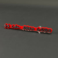 1PC .32 CAL DARK GODS 3D Acrylic Badge - Car Truck Emblem Fender Sticker
