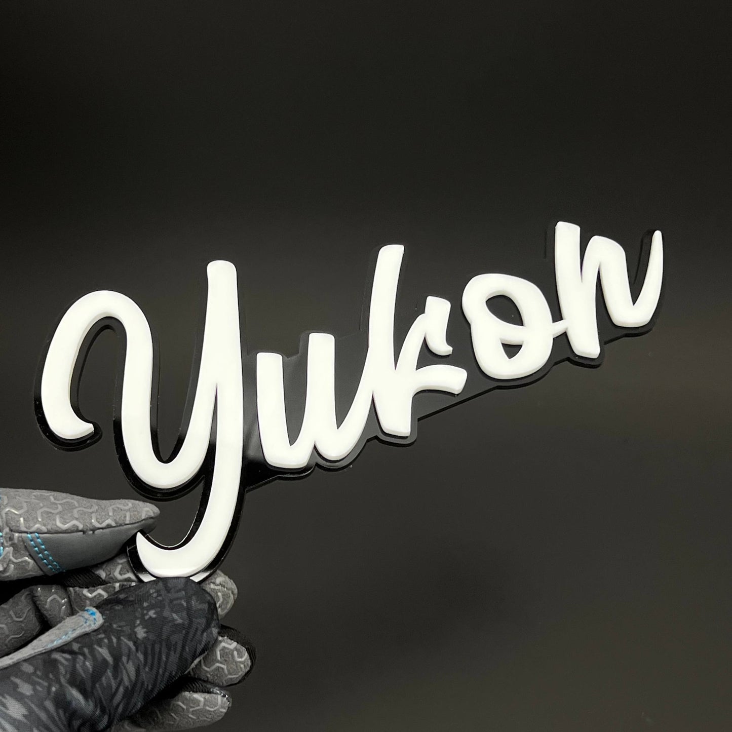 1PC Yukon 3D Acrylic Badge - Car Truck Emblem Fender Tailgate Trunk Sticker