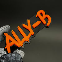 1PC ALLY-B 3D Acrylic Badge - Car Truck Emblem Fender Tailgate Trunk Sticker