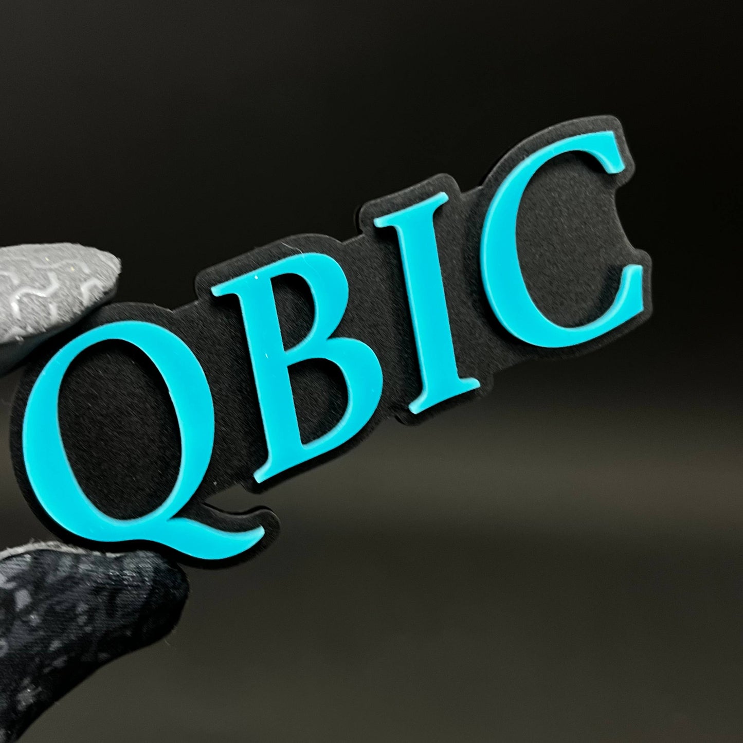 1PC QBIC 3D Acrylic Badge - Car Truck Emblem Fender Tailgate Trunk Sticker