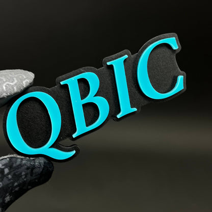 1PC QBIC 3D Acrylic Badge - Car Truck Emblem Fender Tailgate Trunk Sticker
