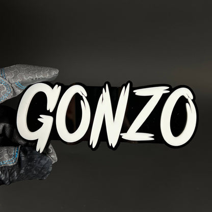 1PC GONZO 3D Acrylic Badge - Car Truck Emblem Fender Tailgate Trunk Sticker