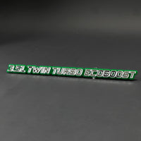 1PC 3.5L TWIN TURBO ECOBOOST 3D Acrylic Badge - Car Truck Emblem Fender Sticker