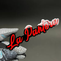 1PC La Pantera 3D Acrylic Badge - Car Truck Emblem Fender Tailgate Trunk Sticker