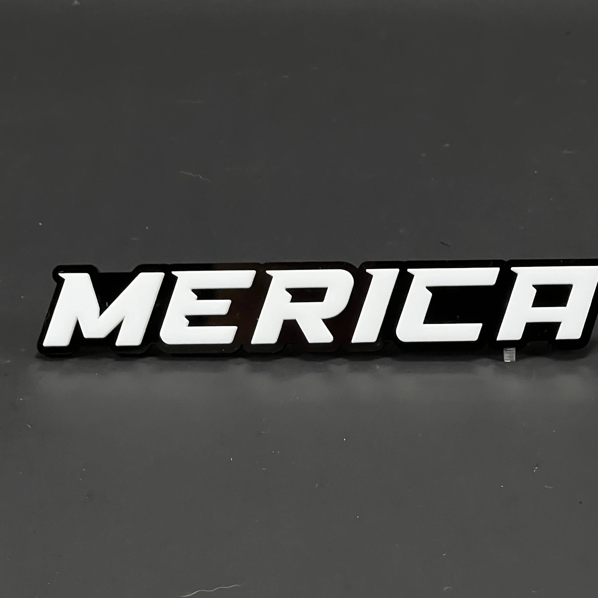 1PC MERICA 3D Acrylic Badge - Car Truck Emblem Fender Tailgate Trunk Sticker