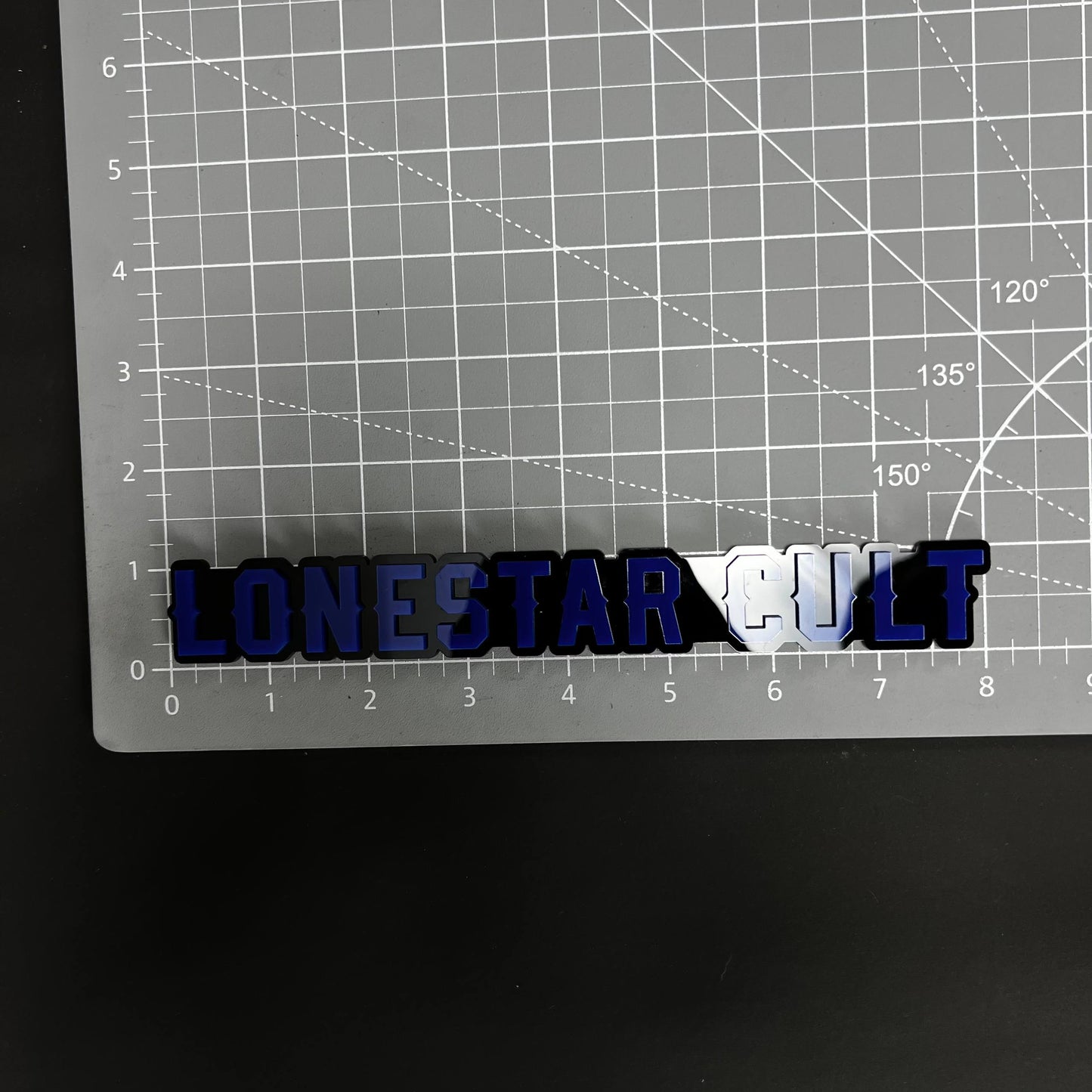 1PC LONESTAR CULT 3D Acrylic Badge - Car Truck Emblem Fender Sticker