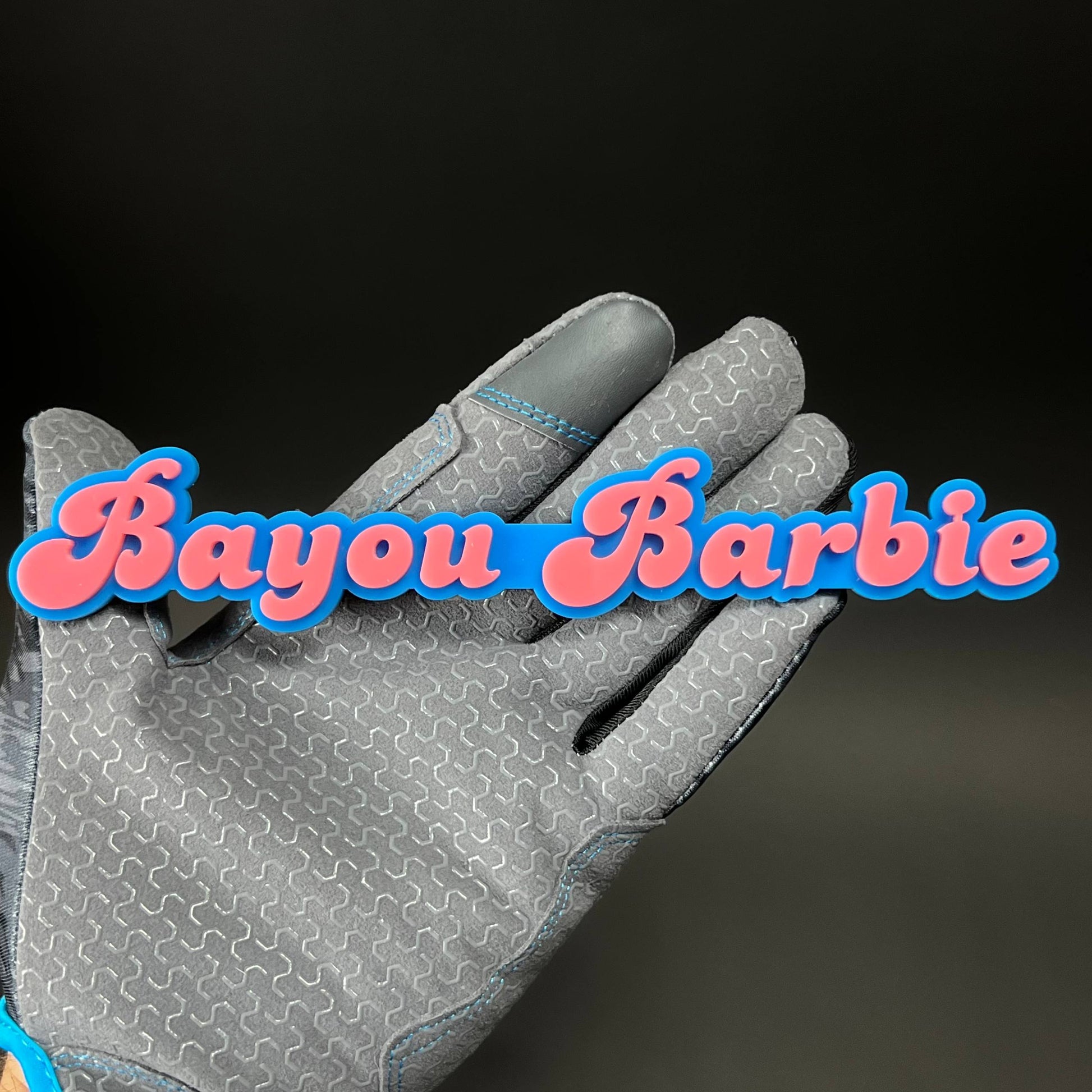 1PC Bayou Barbie 3D Acrylic Badge - Car Truck Emblem Fender Sticker