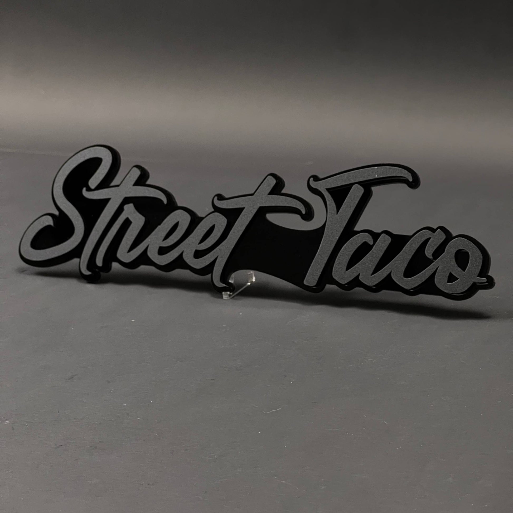 1PC Street Taco 3D Acrylic Badge - Car Truck Emblem Fender Sticker