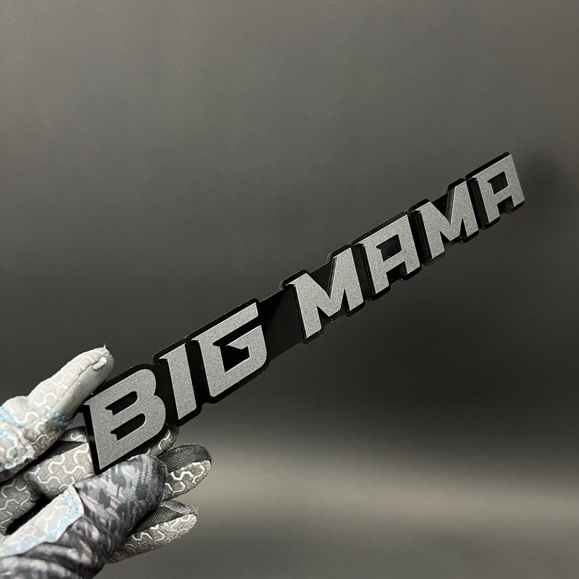 1PC BIG MAMA 3D Acrylic Badge - Car Truck Emblem Fender Tailgate Trunk Sticker