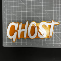 1PC GHOST 3D Acrylic Badge - Car Truck Emblem Fender Tailgate Trunk Sticker