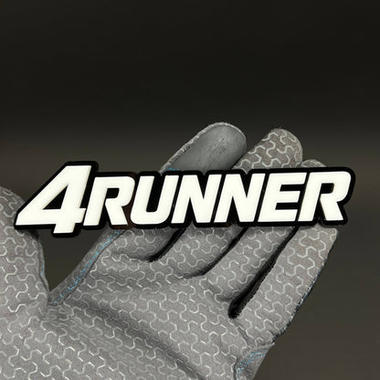 1PC 4RUNNER 3D Acrylic Badge - Car Truck Emblem Fender Tailgate Trunk Sticker