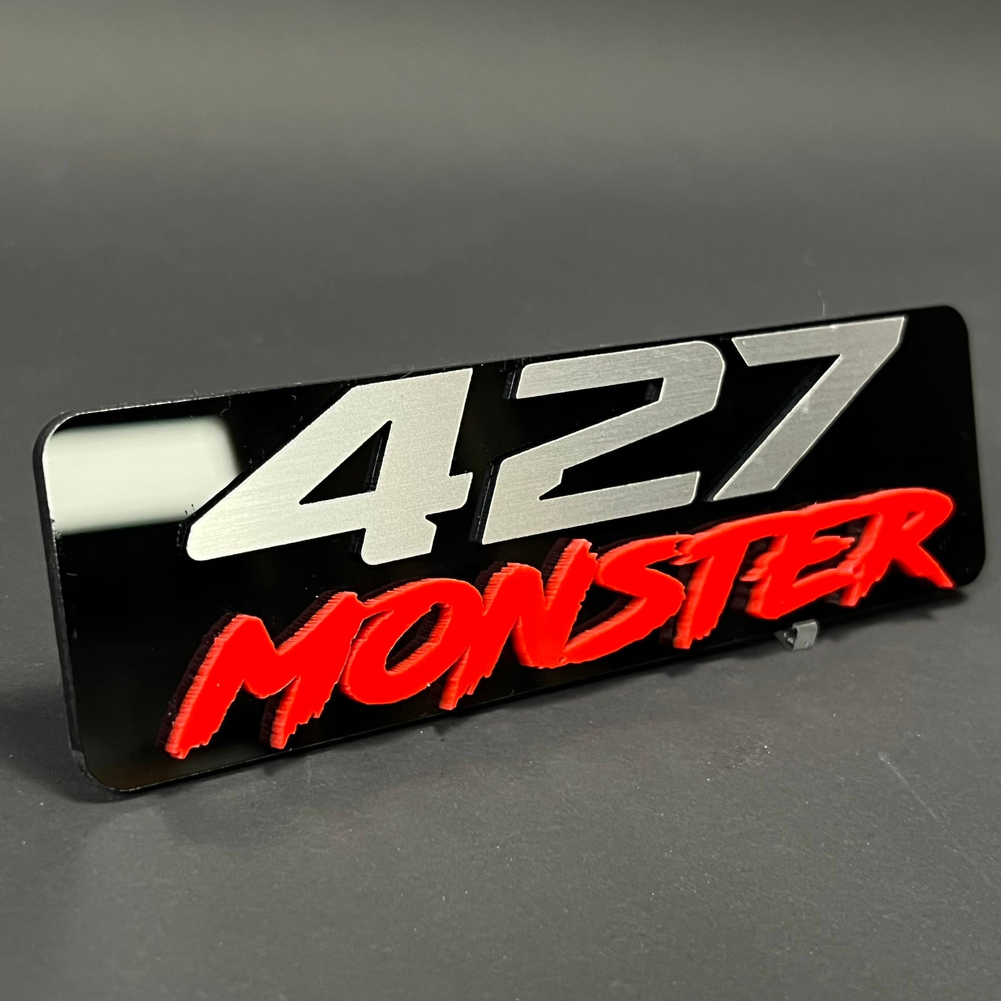 1PC 427 MONSTER 3D Acrylic Badge - Car Truck Emblem Fender Sticker