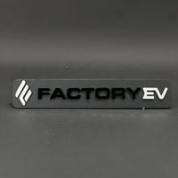 1PC FACTORY EV 3D Acrylic Badge - Car Truck Emblem Fender Tailgate Trunk Sticker