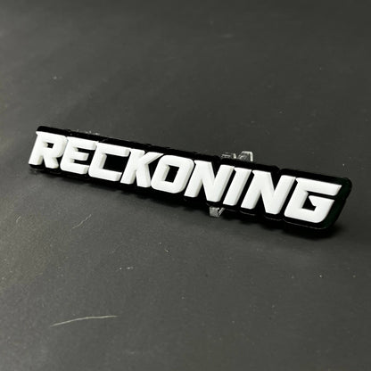 1PC RECKONING 3D Acrylic Badge - Car Truck Emblem Fender Tailgate Trunk Sticker