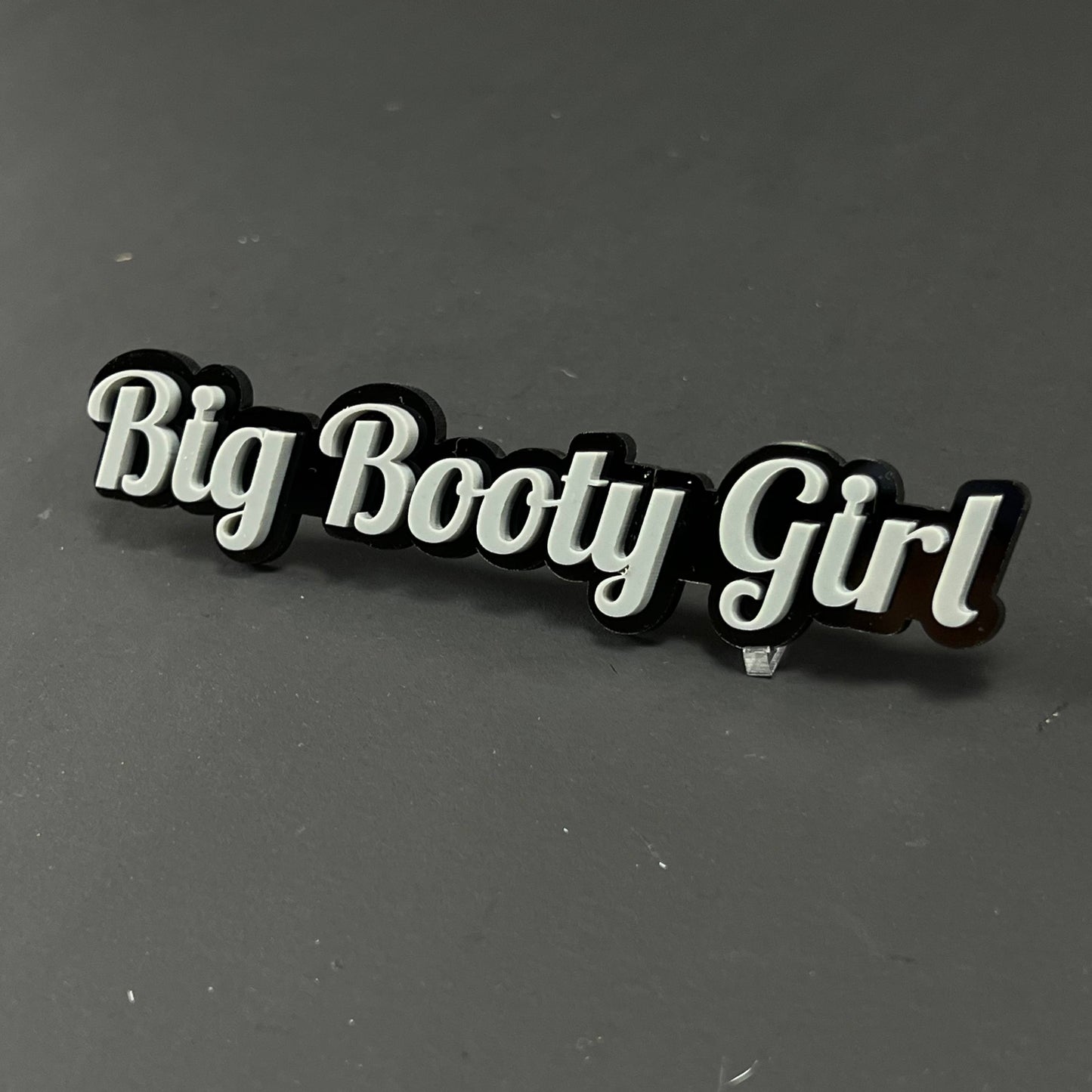 1PC Big Booty Girl 3D Acrylic Badge - Car Truck Emblem Fender Sticker